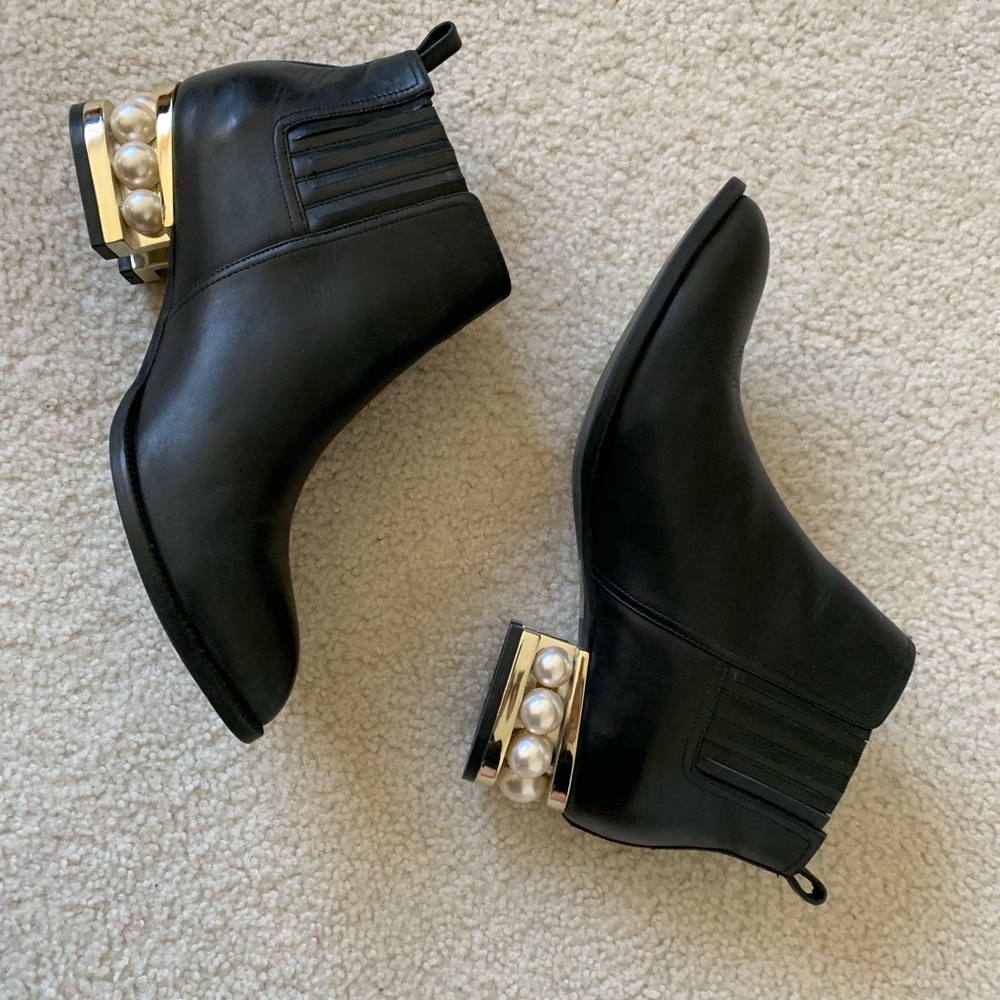 Jeffrey Campbell Pearl Booties Size 9.5